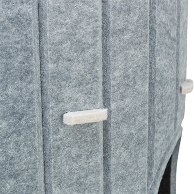 Trixie Wollfilz Laufstall Mara Oval Sand/Grau