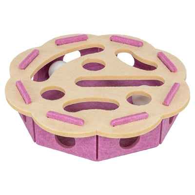 Trixie Loch'n'roll Blumenfilz Rosa/Beige