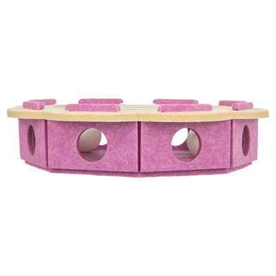 Trixie Loch'n'roll Blumenfilz Rosa/Beige