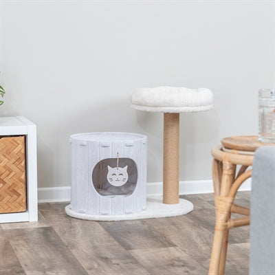 Trixie Cremefarbener Filz-Kratzbaum Filia