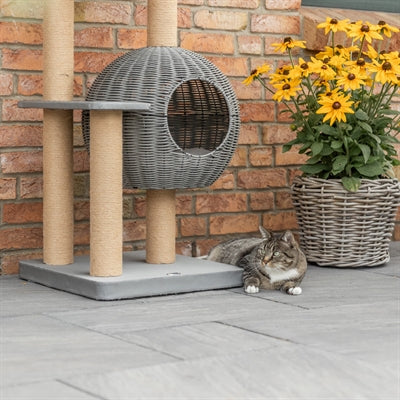Trixie Kratzbaum Amalia Outdoor Grau