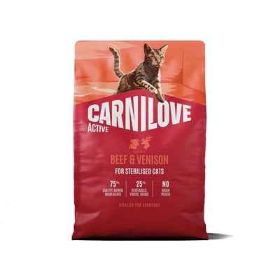 Carnilove Aktiv Erwachsen Sterilisiert Alle Rassen Rindfleisch / Wildbret
