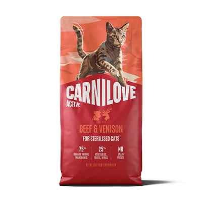 Carnilove Aktiv Erwachsen Sterilisiert Alle Rassen Rindfleisch / Wildbret