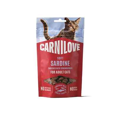 Carnilove Soft-Snack Sardinen/Erdbeere