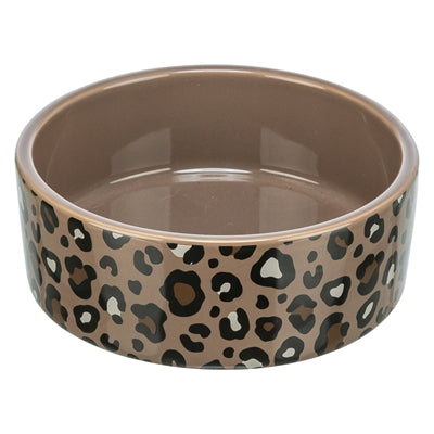 Trixie Futter- / Trinknapf Leo Keramik Leopardenmuster, Verschiedene Farben