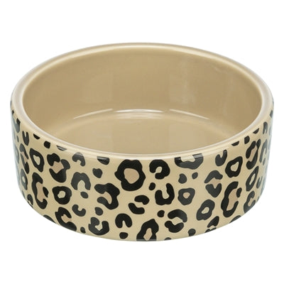 Trixie Futter- / Trinknapf Leo Keramik Leopardenmuster, Verschiedene Farben