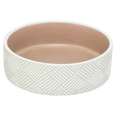 Trixie Futter- Und Trinknapf, Keramik, Weiss/Beige