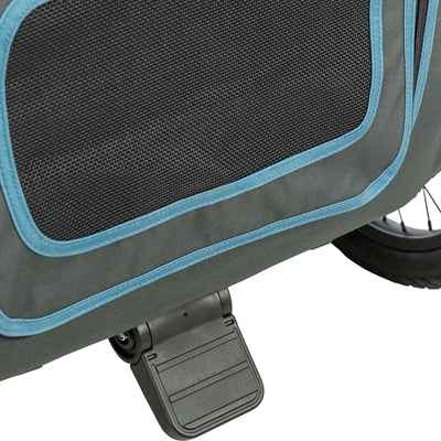 Trixie Fahrradanhänger Bis 35 Kg Blau / Grau