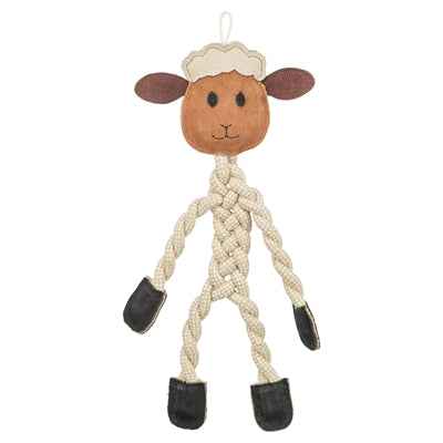 Trixie Schafstrick Mit Leder Braun