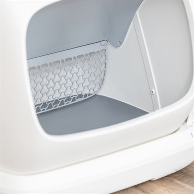 Trixie Selbstreinigendes Elektrisches Katzentoilette Xl Aus Kunststoff, Weiss