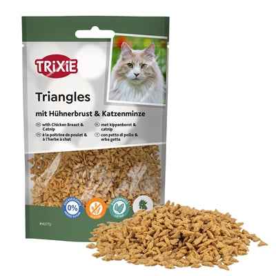 Trixie Dreiecke Mit Hühnchenbrust Und Katzenminze