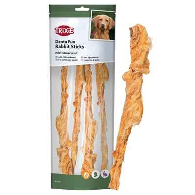 Trixie Denta Fun Rabbit Sticks Mit Hühnerbrust
