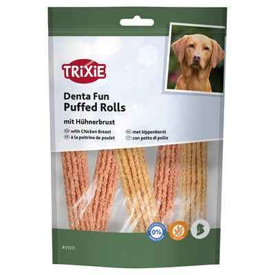 Trixie Denta Fun Puffed Rolls Mit Hühnerbrust