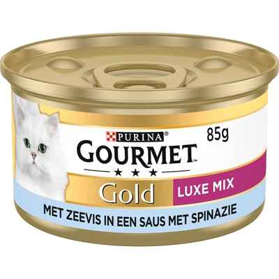 Gourmet Gold Luxus Mix Meeresfrüchte In Sauce Mit Spinat