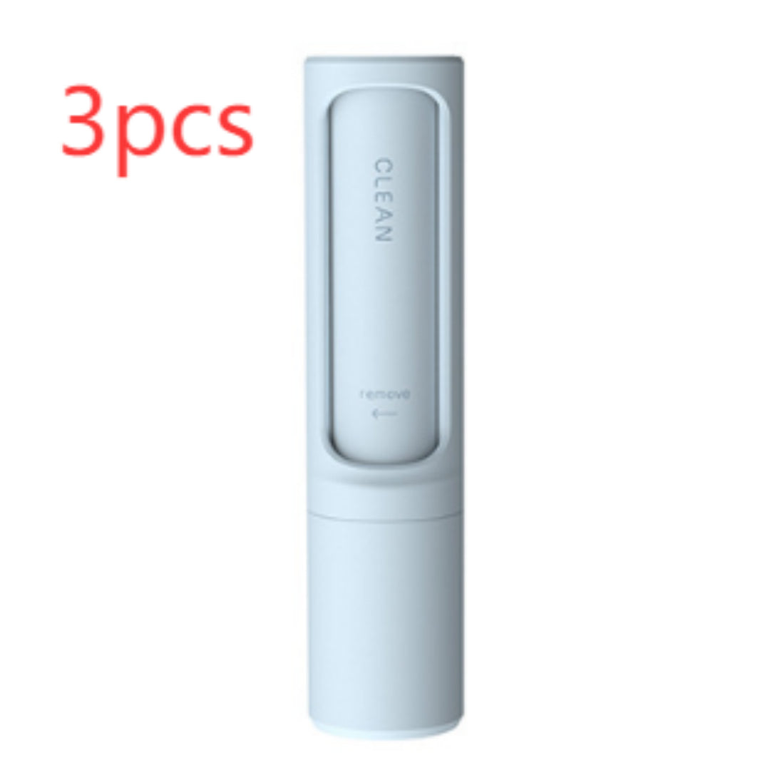 2-in-1 Wiederverwendbare Tierhaarentferner-Bürste/Fusselrolle, tragbar, effektives Selbstreinigungswerkzeug für Katzen- und Hundehaare, Staubentfernungsbürste