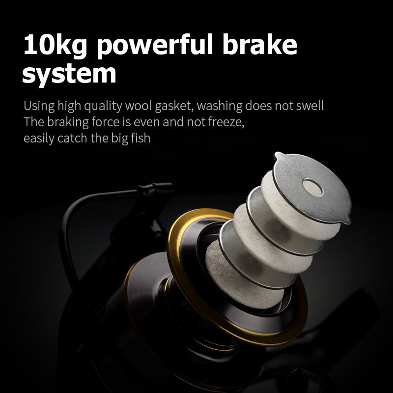 Vollmetall-Angelrolle