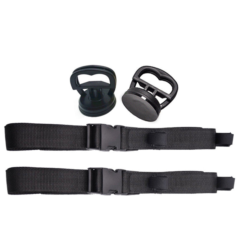 Angelruten-Halterung fürs Auto mit Gurt und Träger