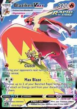 Spielkarte Pokemon Blaziken Englisch