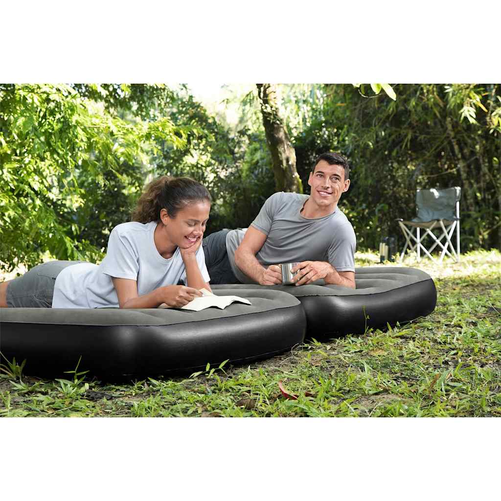 Bestway 3-In-1 Luftbett Schwarz Und Grau 188X99X25 Cm