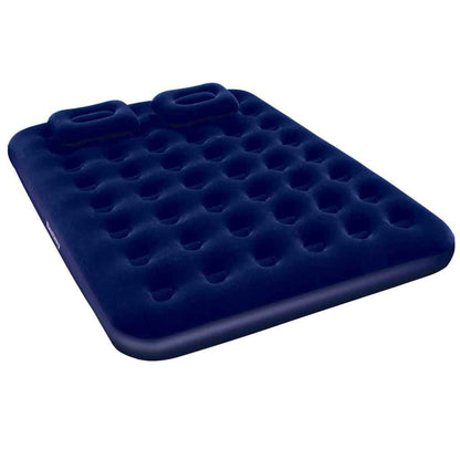 Bestway Luftbett Mit Kissen & Luftpumpe Beflockt 203×152×22 Cm 67374