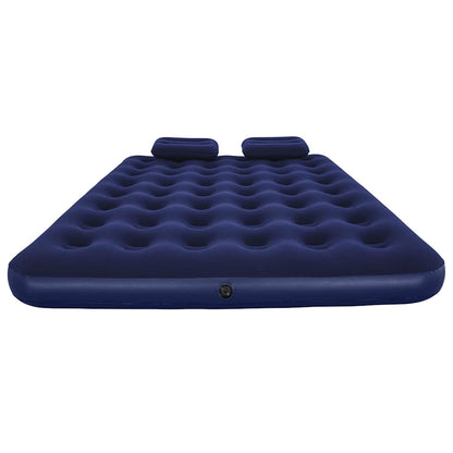 Bestway Luftbett Mit Kissen & Luftpumpe Beflockt 203×152×22 Cm 67374