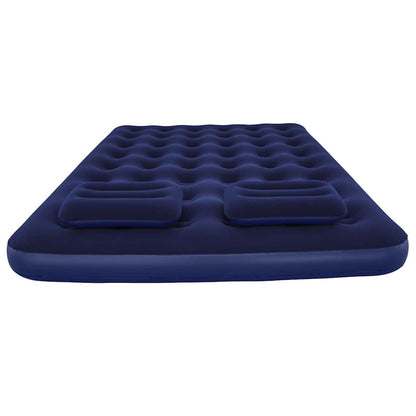 Bestway Luftbett Mit Kissen & Luftpumpe Beflockt 203×152×22 Cm 67374