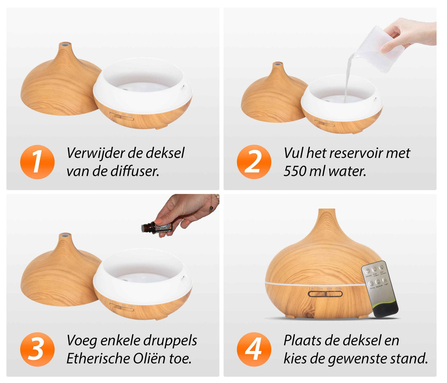 Essential Pro - Light Wood - Aroma Diffuser