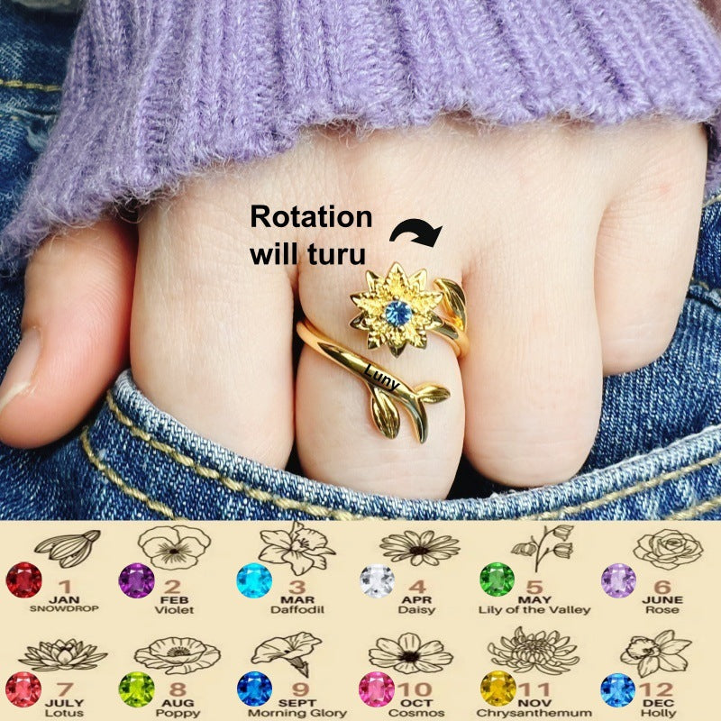 Rotierender Dekompressions-Schriftzug Spaltring