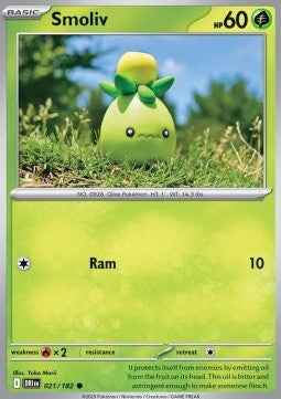 Spielkarte Pokemon Smoliv Englisch kein Original Neu