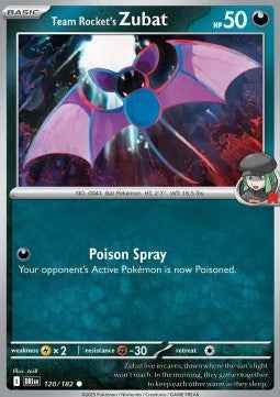 Spielkarte Pokemon Zubat Englisch kein Original Neu