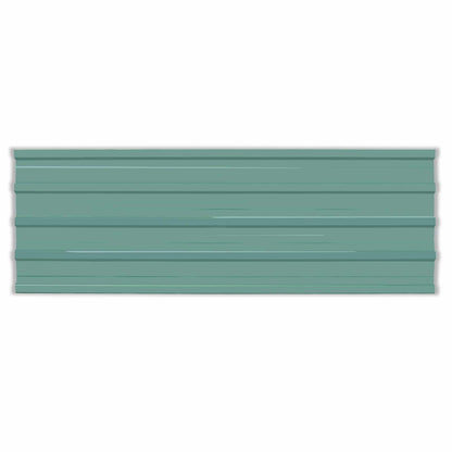 Dachpaneel 12 Pcs 129 X 45 Cm Verzinkter Stahl