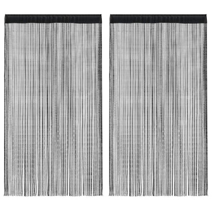 Fadenvorhänge 2 Stk. 100 X 250 Cm