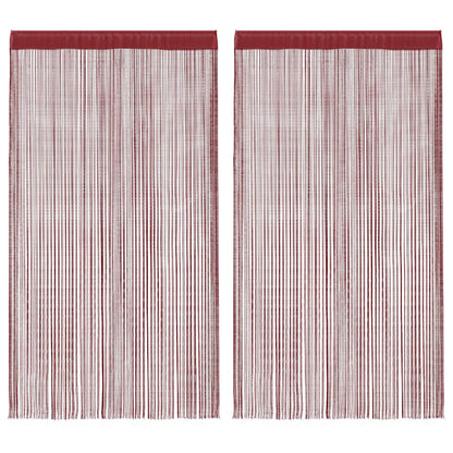 Fadenvorhänge 2 Stk. 100 X 250 Cm