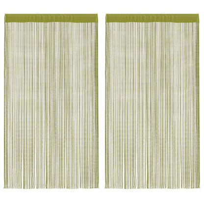 Fadenvorhänge 2 Stk. 100 X 250 Cm