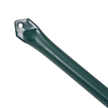 Pflanzstäbe 10 Stk. Metall Grün