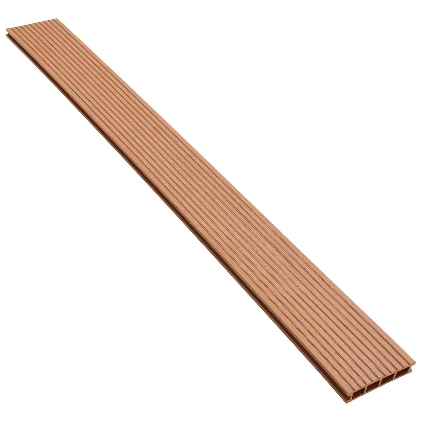 Terrassendiele 4 Pcs Braun Wpc