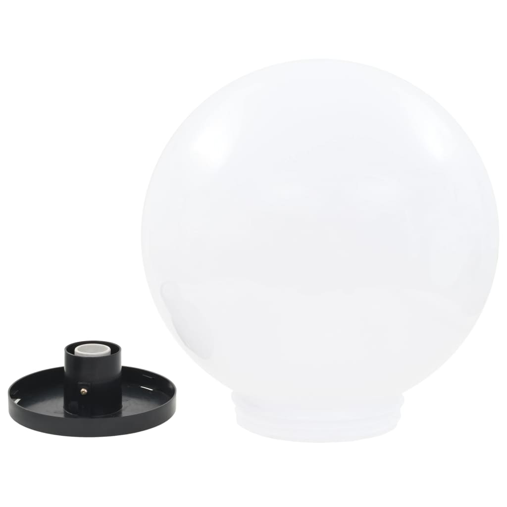 Led-Gartenleuchten 2 Stk. Kugelförmig Pmma