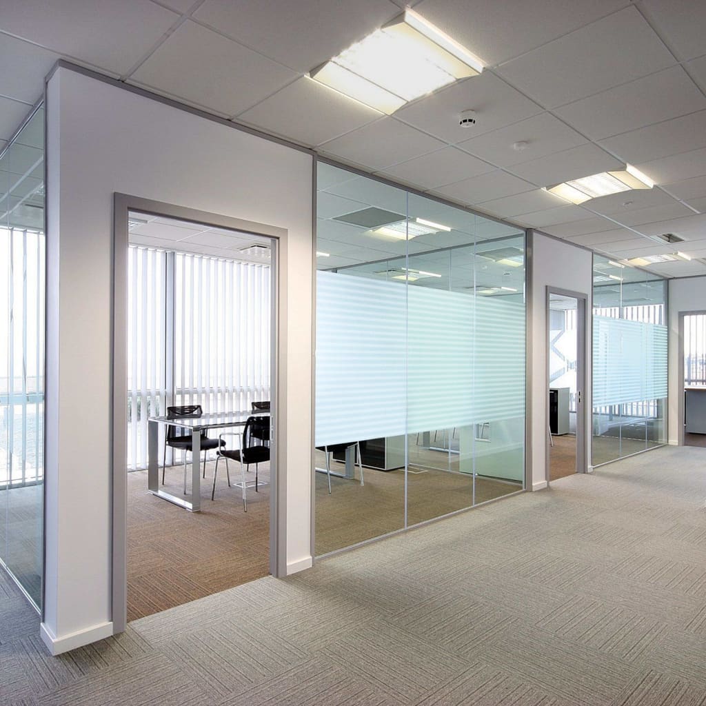Fensterfolie Matt Streifen-Design 0,9X Pvc Matte Streifen