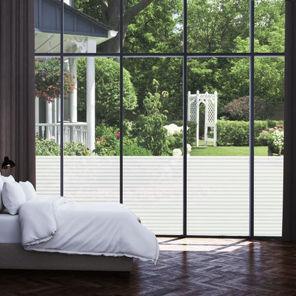 Fensterfolie Matt Streifen-Design 0,9X Pvc Matte Streifen