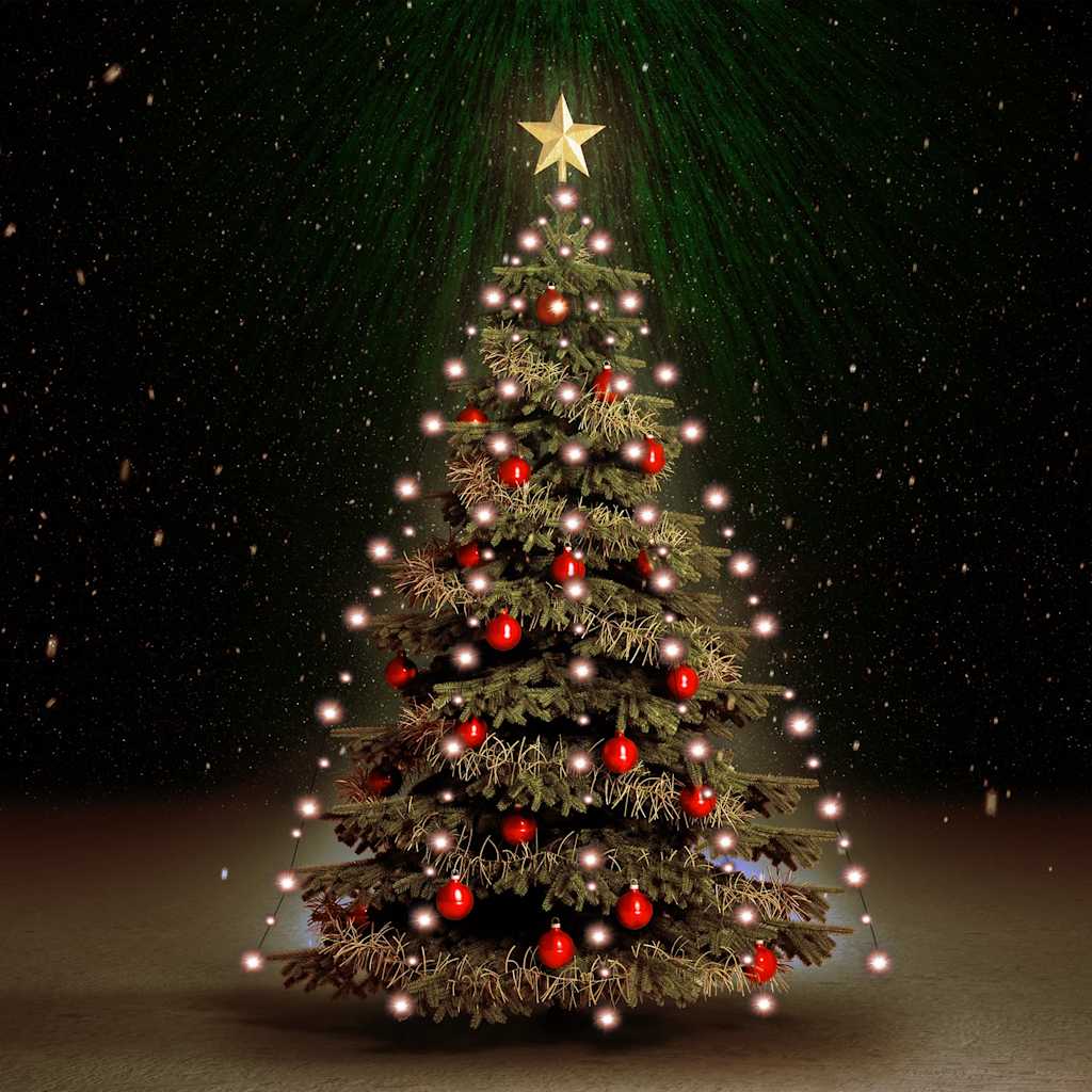 Weihnachtsbaum-Lichternetz Mit 150 Leds Warmweiß