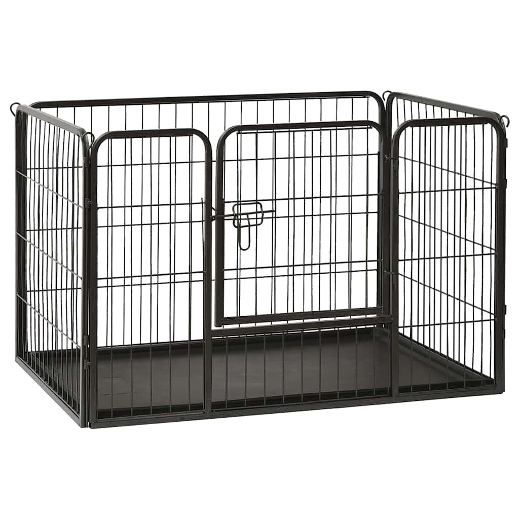 Welpenlaufstall Stahl 91,5X59X61 Cm