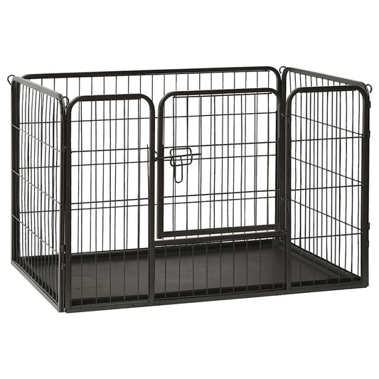 Welpenlaufstall Stahl 91,5X59X61 Cm