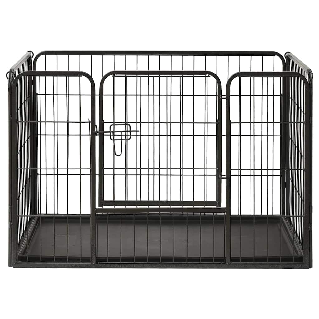 Welpenlaufstall Stahl 91,5X59X61 Cm