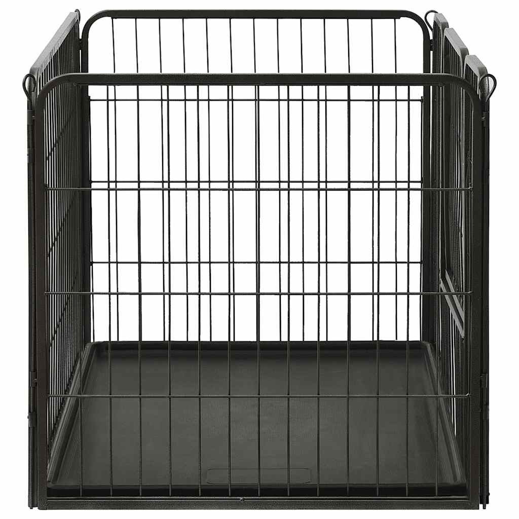 Welpenlaufstall Stahl 91,5X59X61 Cm