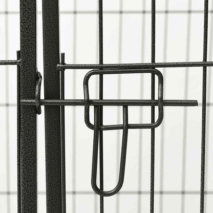 Welpenlaufstall Stahl 91,5X59X61 Cm