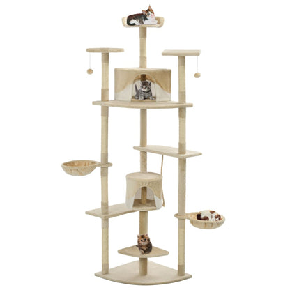 Katzen-Kratzbaum Mit Sisal-Kratzsäulen