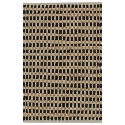 Handgewebtes Badematten-Set Jute Stoff Natur Und