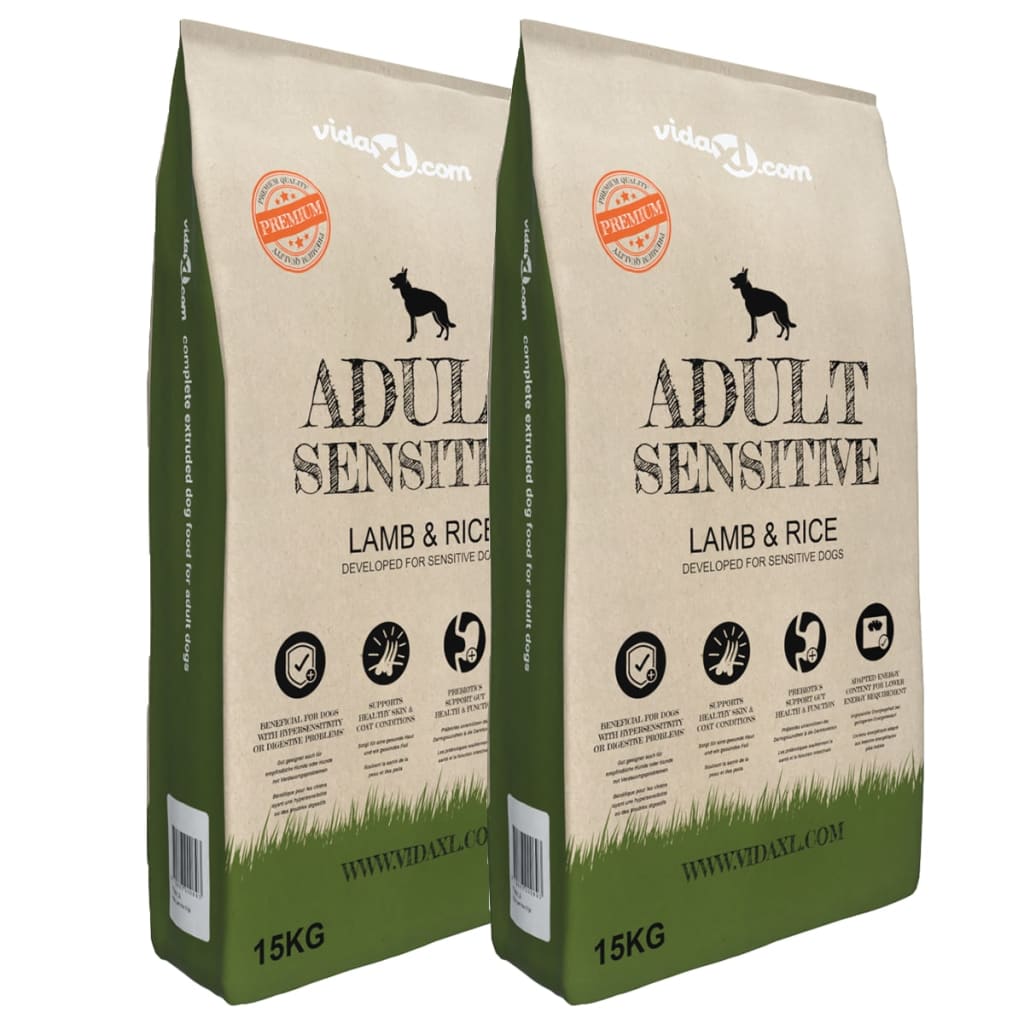 Trockenfutter Für Hunde Adult Sensitive Lamb & Rice 2 Stk