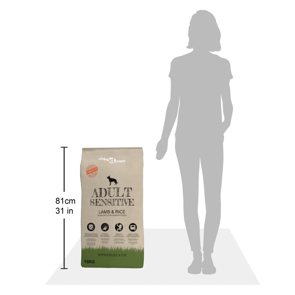 Trockenfutter Für Hunde Adult Sensitive Lamb & Rice 2 Stk