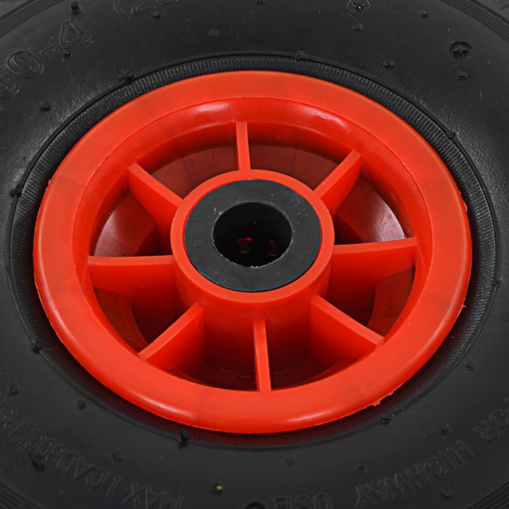 Sackkarrenräder 2 Stk. Gummi 3,00-4 (245X82)